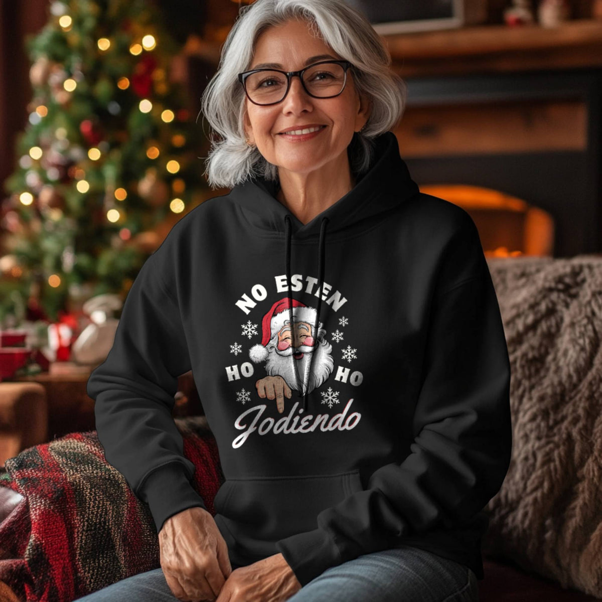 No Esten Ho Ho Jodiendo Retro Groovy Sweater | Classic Unisex Pullover Hoodie